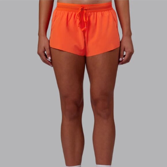 LSKD Accelerate 3" Running Short Women' COLOUR: Ultra Orang - Picture 2 of 4
